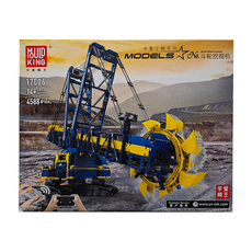 MOULD KING 宇星模王 鬥輪挖掘機電動版, 17006, 4588+ PCS, 多種顏色, 不適用, 1盒