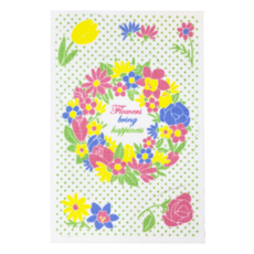 SANKO 馬桶消臭貼 漂亮花圈, 1個, 33g