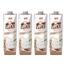 HoneyTree Vico Rich椰漿, 1L, 4瓶