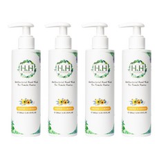 HH 草本新淨界 女性私密衣物抗菌手洗精 清新花園, 200ml, 4瓶