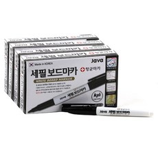 JAVAPEN 白板筆 12入組, 黑色, 4組