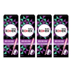Kotex 靠得住 導管式衛生棉條 #61025, 一般型, 8支, 4盒