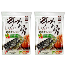 弘益 海苔堅果夾心脆片 南瓜籽口味, 40g, 2包