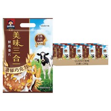 QUAKER 桂格 美味三合一麥片 濃郁巧克力 10包, 15套, 280g
