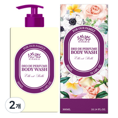 KIRANIA 艾莉貝蕾香水沐浴露, 300ml, 2個