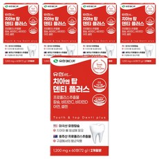 Yuhanmedica 牙齒 N Top Denti Plus 72g, 5個, 60錠