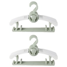 Itgom 兒童用防滑衣架, 10個, 綠色