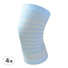 Gold Pang 針織材質 彈性佳 護膝 藍色, 4個