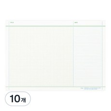 페이퍼리안 플랫 노트패드 A5, Idea Note, 60매, 10개