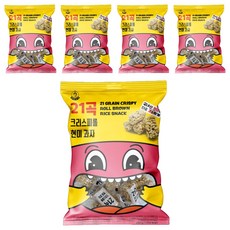 풍미상회 21곡 크리스피롤 현미과자, 450g, 5개