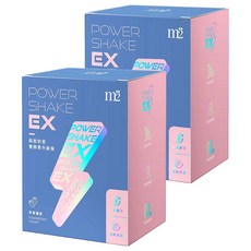 m2 美度 Power Shake EX超能奶昔升級版 草莓優格, 8包, 2盒