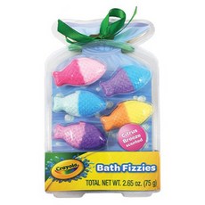 Crayola 繪兒樂 小魚款彩色入浴球, 75g, 1盒