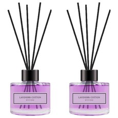 바이향 홈 디퓨저, 라벤더코튼, 120ml, 2개