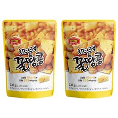 머거본 치즈스낵 & 꿀땅콩, 230g, 2개