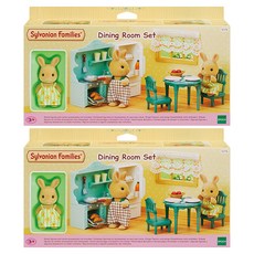 EPOCH Sylvanian Families 森林家族 Sunny 兔子的餐廳公仔套組 5378, 2套
