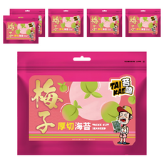 苔嗑 厚切海苔 梅子風味, 45g, 6包