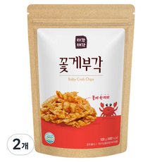 Tigak Taegak 酥脆炸螃蟹, 100g, 2包