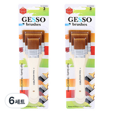 Jetso油漆刷 3種, 8.8 x 33cm, 6組