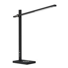 快譯通 LED 無線充 護眼檯燈 LED燈12W+無線充電5W 鋁合金材質, 黑色