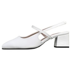 갓슈 오영사 크로스 메리제인 슬링백 미들힐 5cm