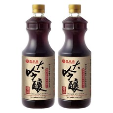 萬家香 大吟釀醬油, 1L, 2瓶