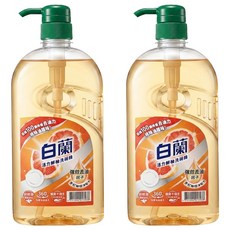 白蘭 活力鮮柚洗碗精, 1kg, 2瓶