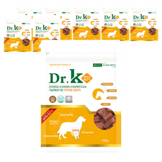 닥터케이 강아지 프리미엄 건강간식, 제주도산 말고기, 100g, 8개