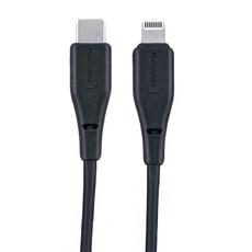 Panasonic LIGHTNING TPE充傳輸線TYPE-C, 1m, 1個, 黑色