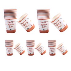 PARTYHAE 消防員生日派對杯, 5個, 10個