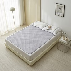 THEANN 旅行用 110v 220v 海外通用 國際電壓 碳素電熱毯 JJC, 雙人(140 x 180 cm), 淺灰色