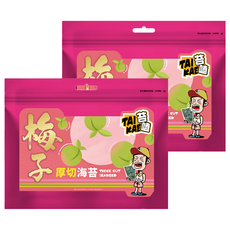 苔嗑 厚切海苔 梅子風味, 45g, 2包