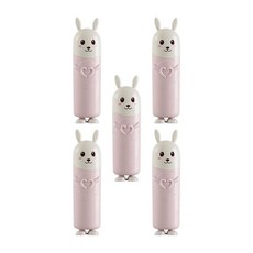 Thezaka Love You 兔牙刷盒, 粉色的, 5個