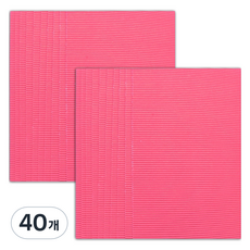 마다꾸미 컬러 골판지, 23 핑크, 40개