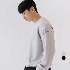 Pumping 男款寬鬆版刷毛大學T 韓國製造