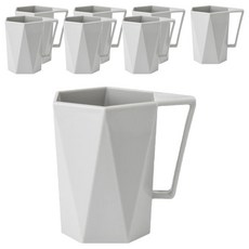 THE ZAKKA 鑽石漱口杯, 灰色, 8個