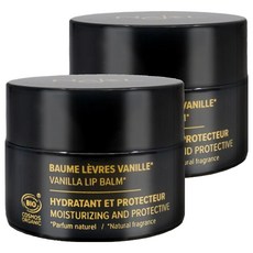 NAJEL 有機乳木果油修護唇膏, 香草, 2罐, 12g