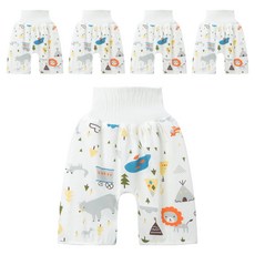 日本竹纖維隔尿裙, 動物 白色, M號(36 x 17cm), 5件