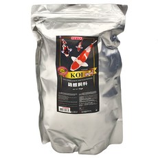 OTTO 建興水族 錦鯉魚飼料 額外添加維生素和微量元素, 1kg, 1袋