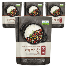 Chilkab Nongsan 即食韓式豬肉炸醬, 180g, 4個