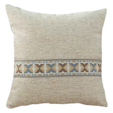 半島良品 四季雪尼爾古典沙發墊專用靠枕/抱枕/靠墊, 45 x 45cm, 古典米