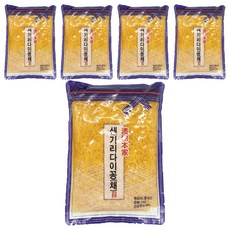 토호식품 샌기리다이꽁 채, 1kg, 5개