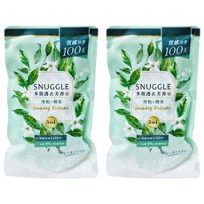 熊寶貝 多效護衣芳香豆 補充包 雪松+橙花, 質感淡香100天 洗後99%除菌除螨, 300ml, 2包