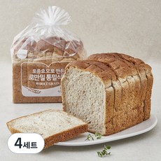 삼립 로만밀 통밀식빵, 420g, 2개입, 4세트