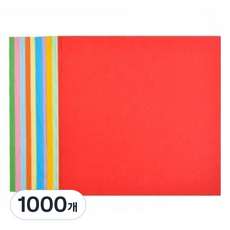Ilsangsokbanzzak 摺紙 色紙 15 x 15 cm, 1000個, 10色