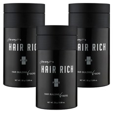 HAIR RICH Plus 黑髮筆補充瓶, 單一顏色, 3個