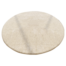 西格傢飾 侘寂風羊羔絨圓形地毯, 100 x 100cm, 寂靜石崎