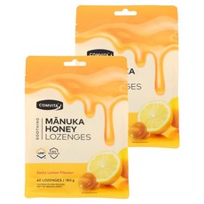 콤비타 UMF 10플러스 마누카꿀 로젠지 프로폴리스 레몬 사탕, 180g, 2개