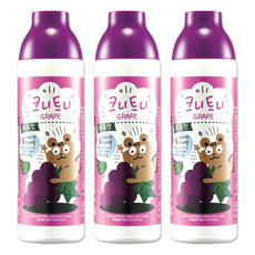 크니트니 어린이 영양 음료 포도맛, 3개, 500ml