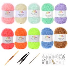 菜瓜布編織DIY組 B款 10色, 混色