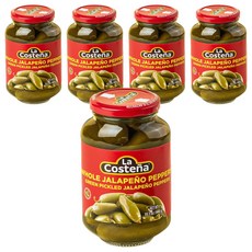 La Costena 整顆墨西哥辣椒, 440g, 5個